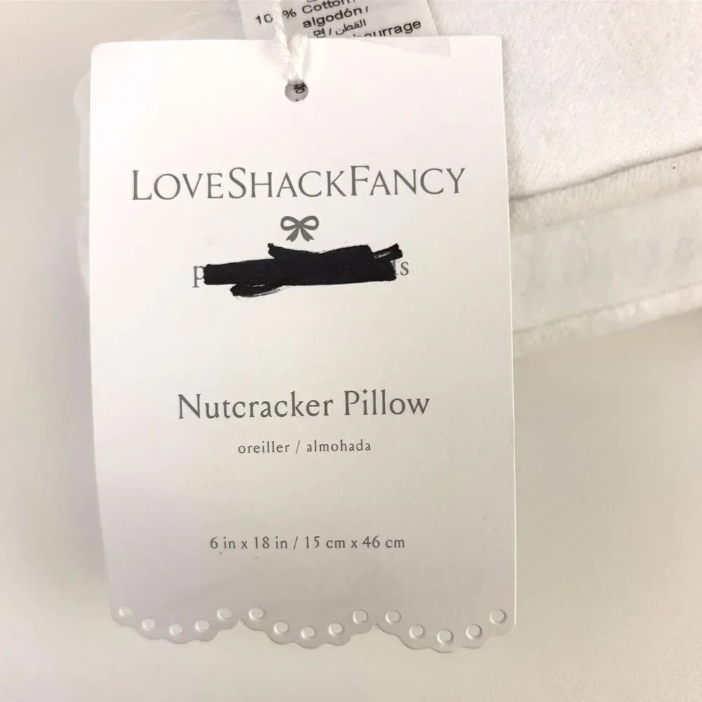 Pottery Barn LoveShackFancy Nutcracker Pillow Velvet Holiday Decor NEW  *READ*
